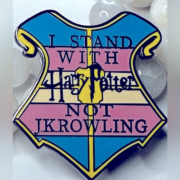 Supporting Harry Potter and Trans Rights Pins - Picture 1 of 3